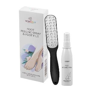 VITA HALO 足部去死皮噴霧套裝 Foot Peeling Spray & Foot File,角蛋白護理,死皮角質,免浸泡